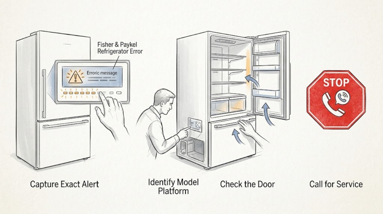Fisher & Paykel Refrigerator Error
