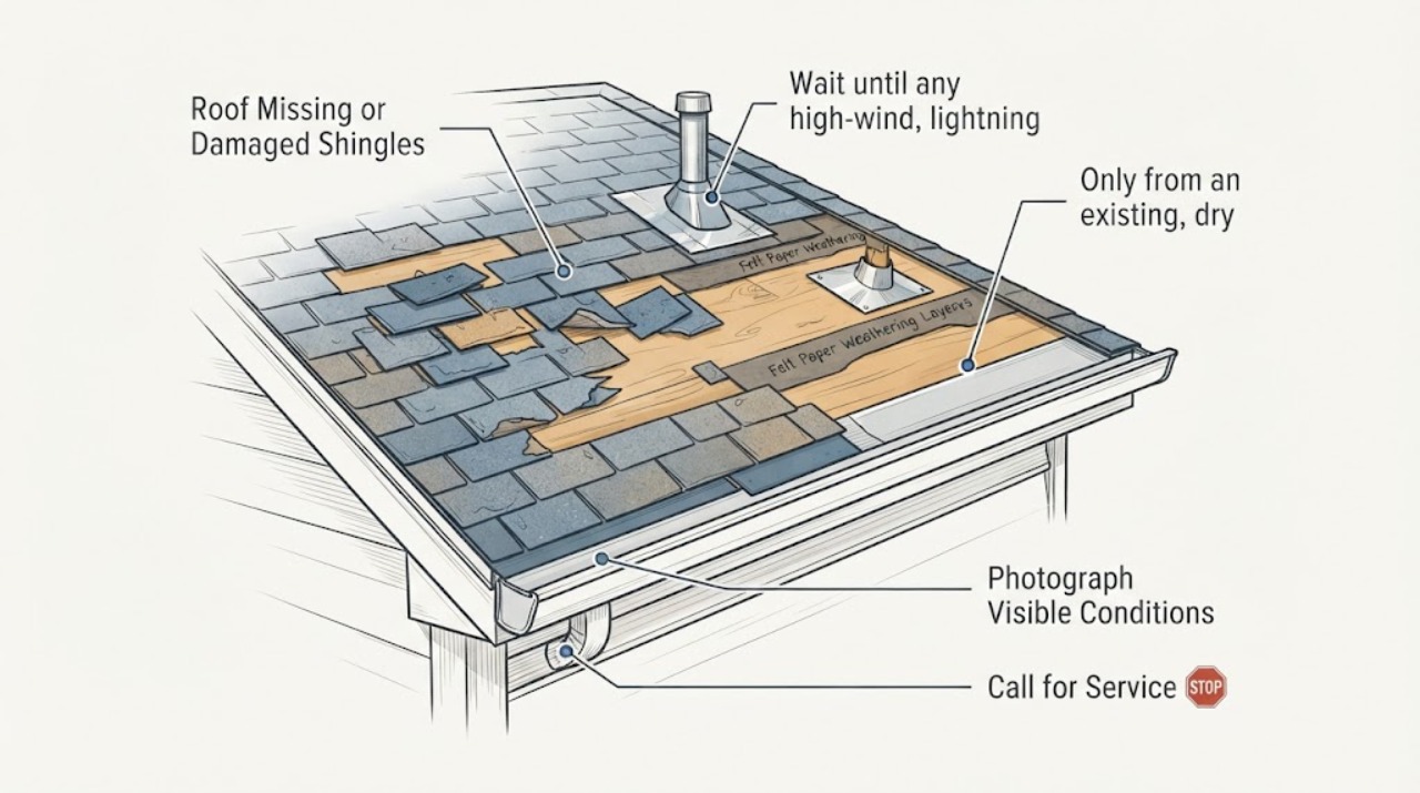 Roof Missing or Damaged Shingles
