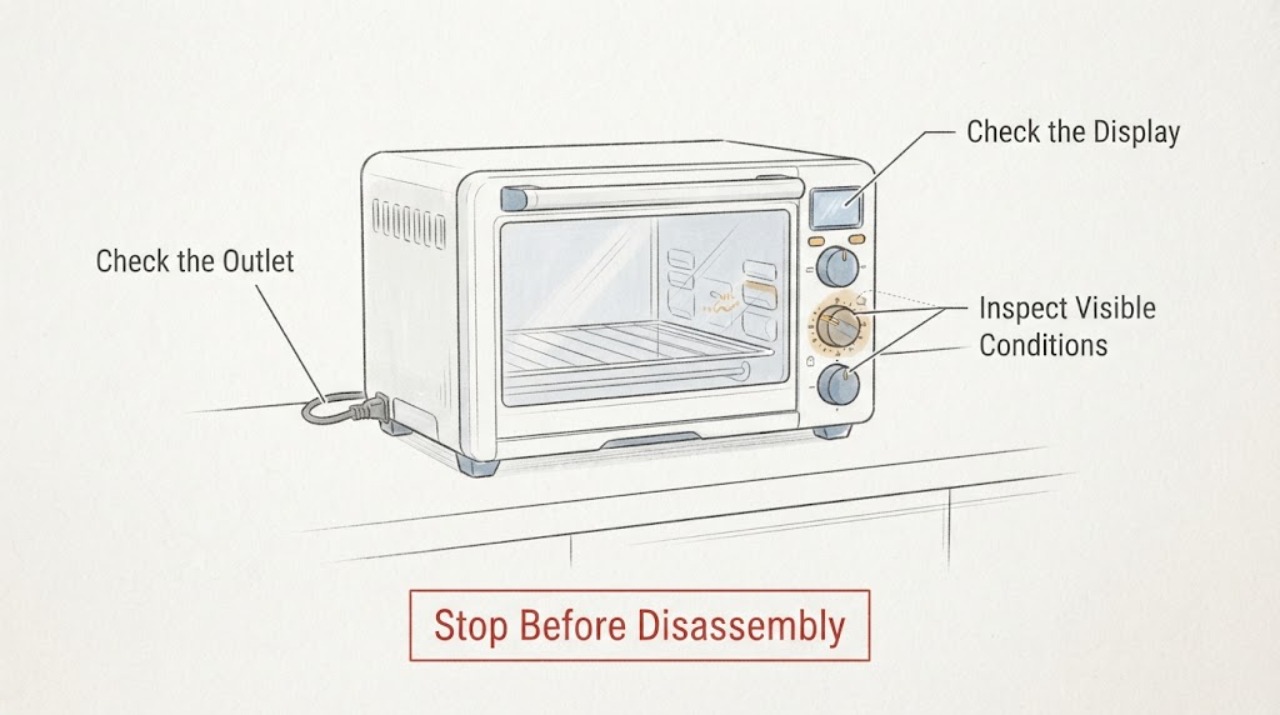 Toaster Oven Toast Dial Timer