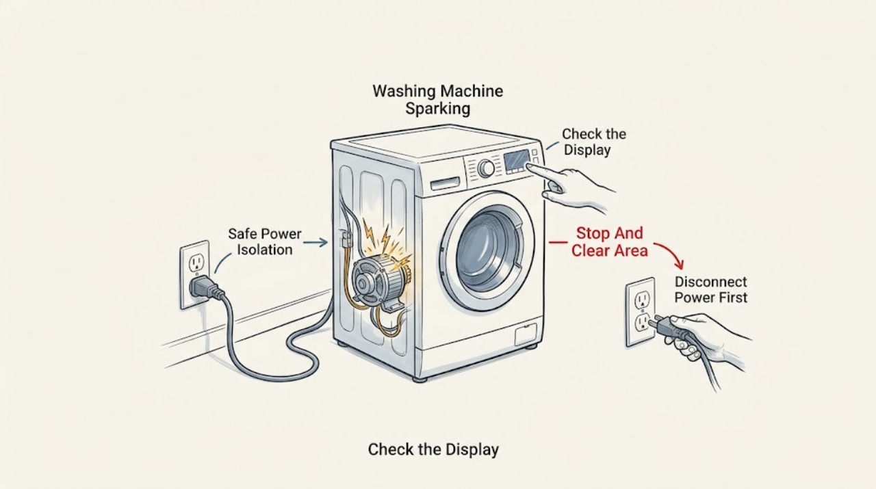 Washing Machine Sparking