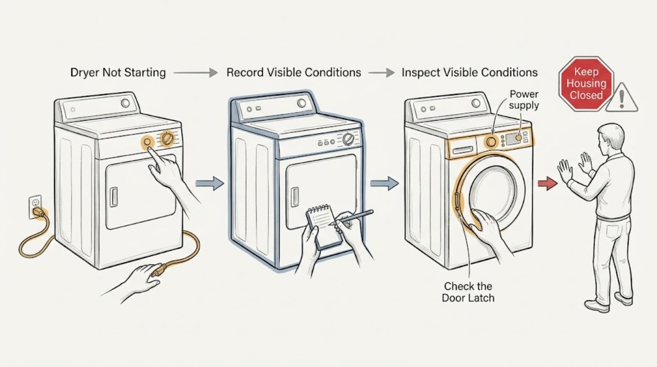 Dryer Not Starting