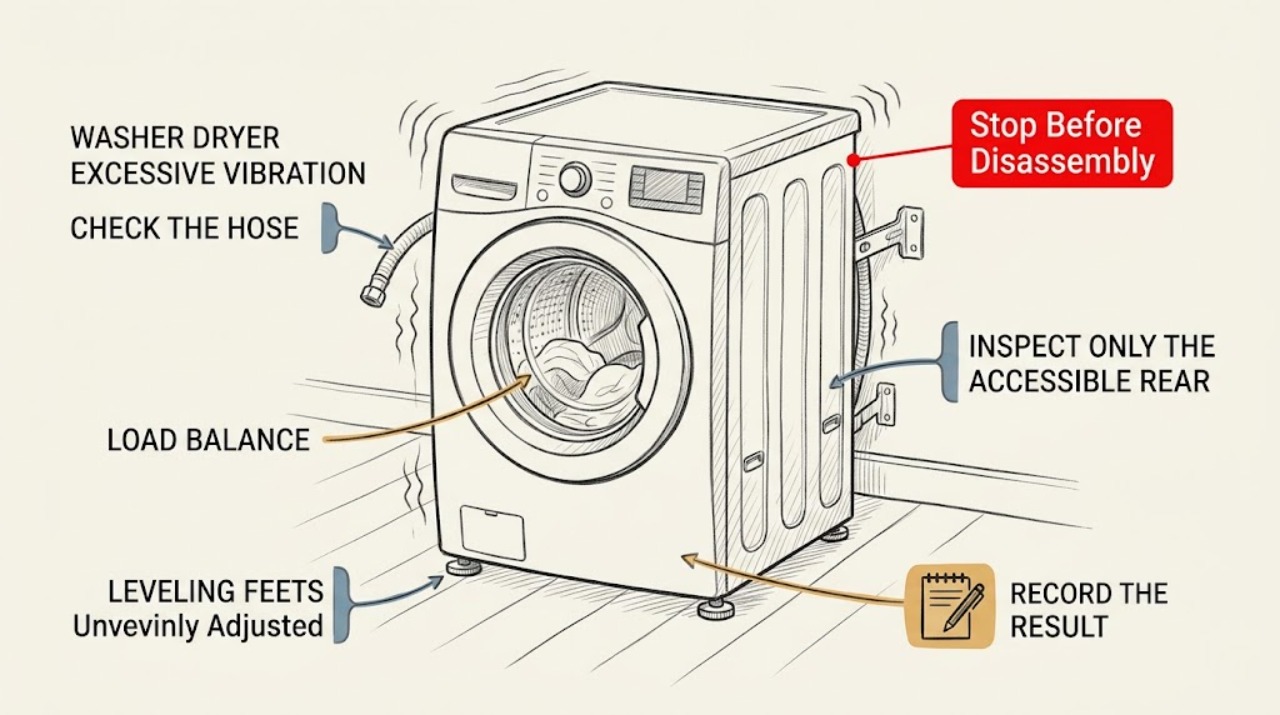 Washer Dryer Excessive Vibration