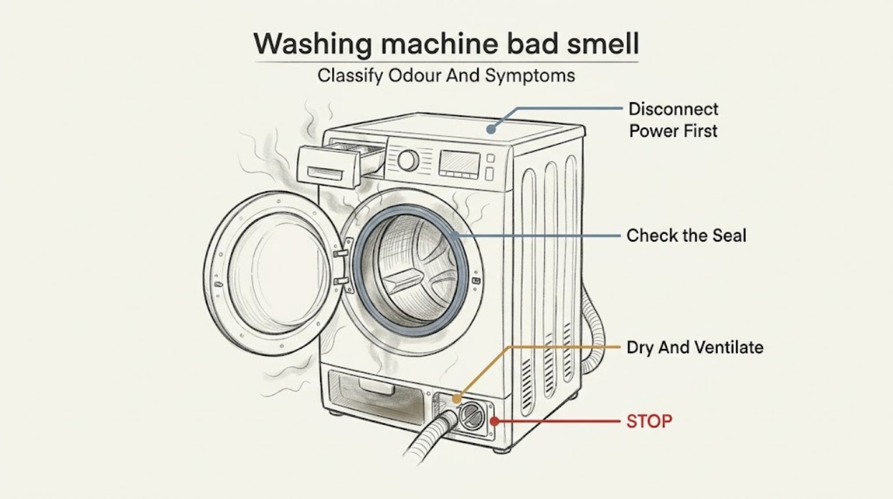 Washing machine bad smell