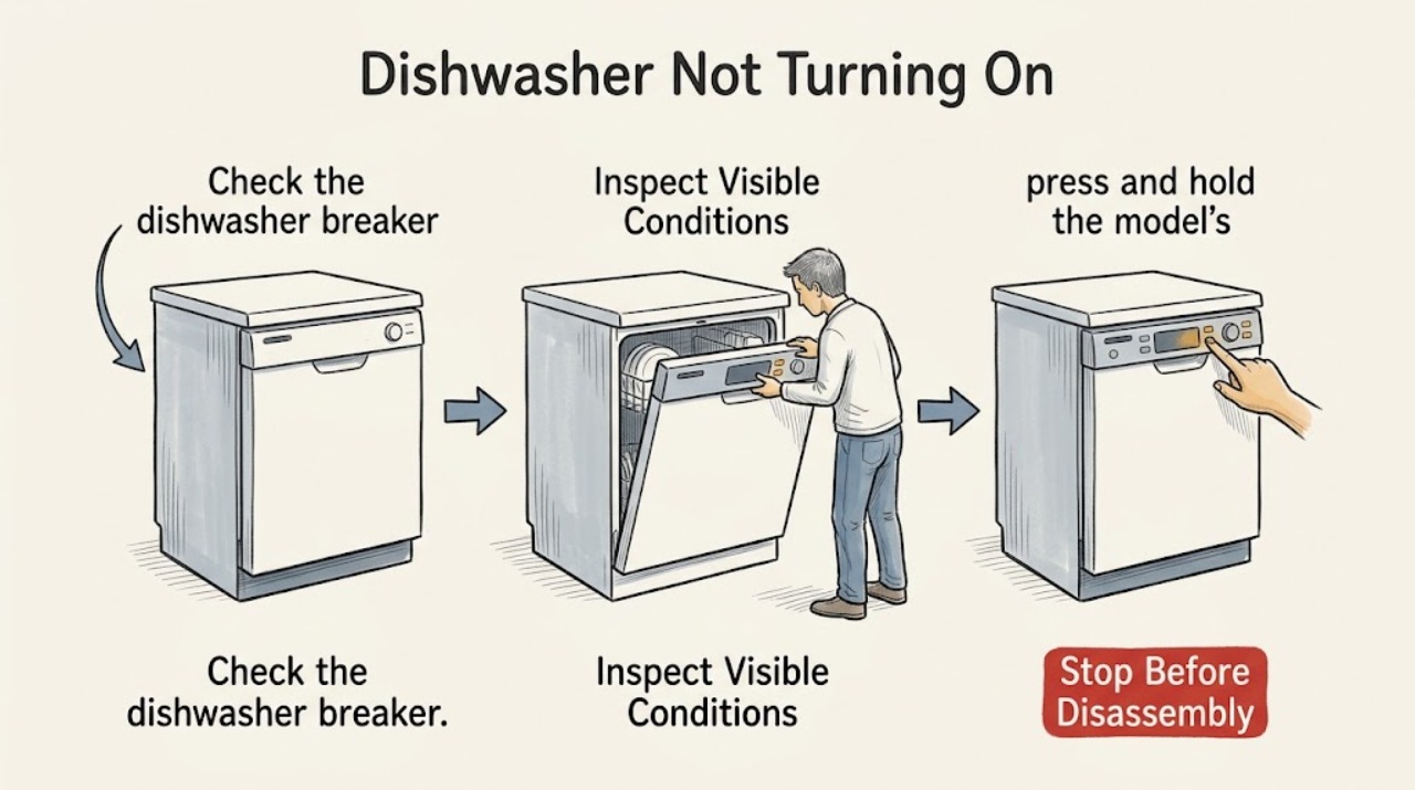 Dishwasher Not Turning On