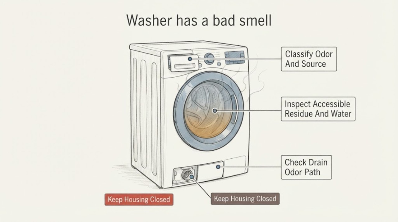 Washer has a bad smell