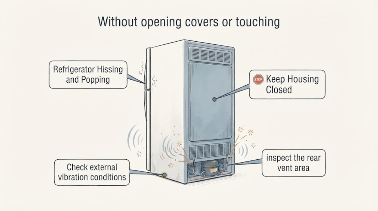 Refrigerator Hissing and Popping