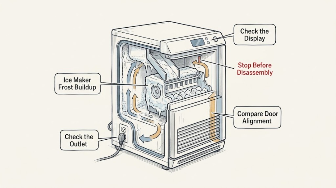 Ice Maker Frost Buildup