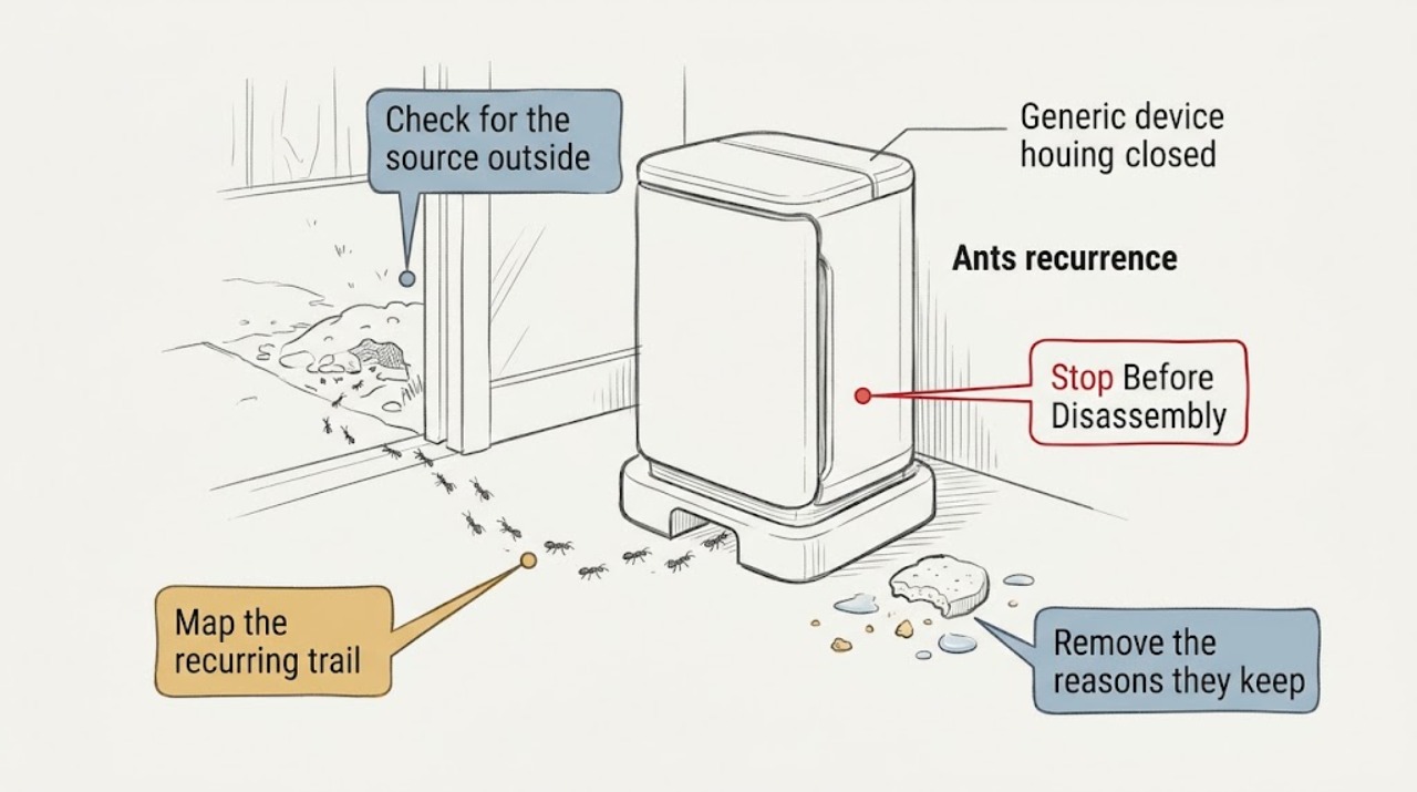 Ants recurrence