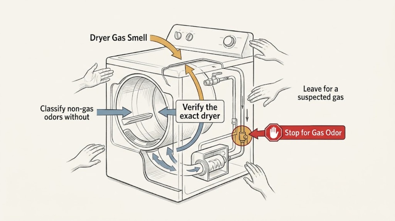 Dryer Gas Smell