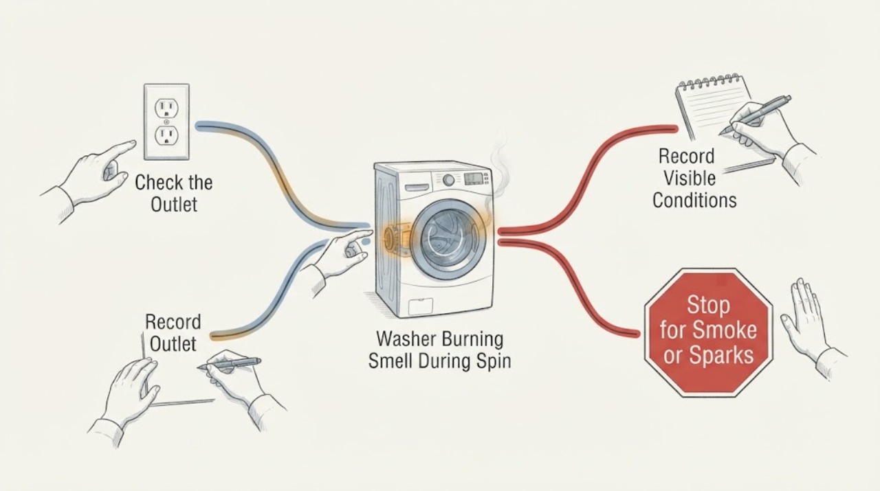 Washer Burning Smell During Spin