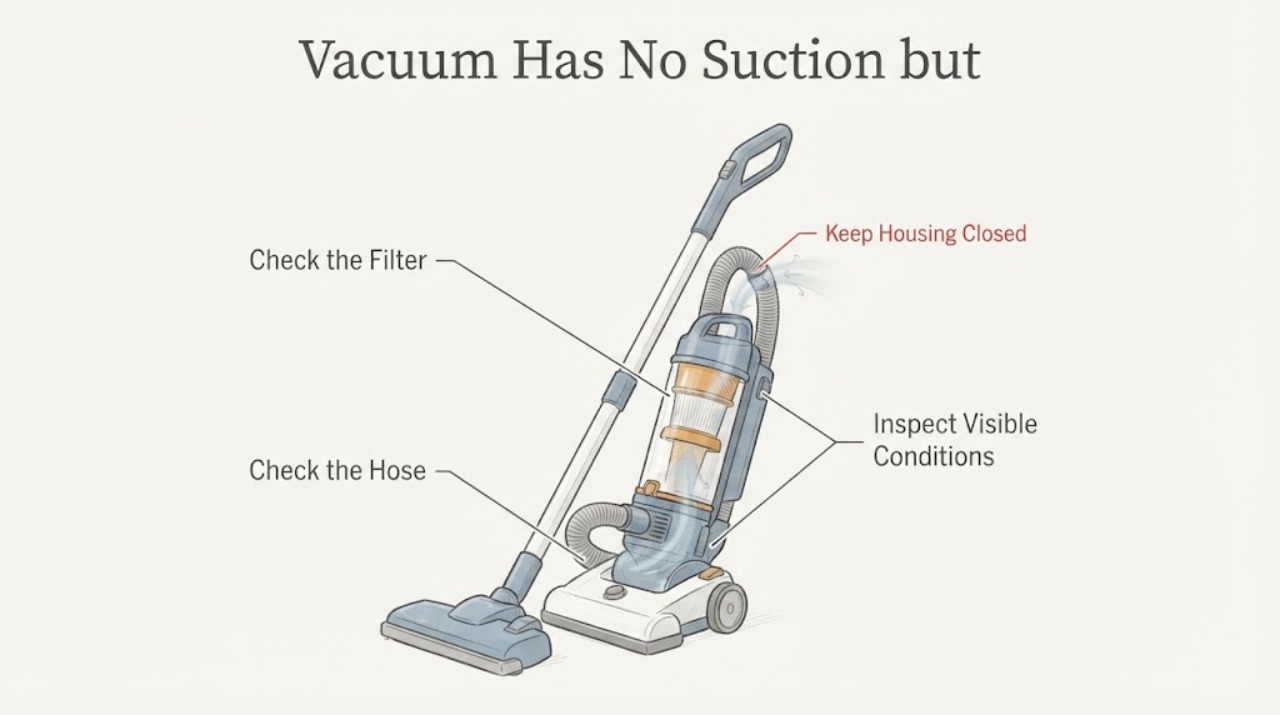 Vacuum Has No Suction but