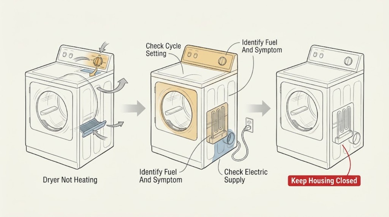 Dryer Not Heating