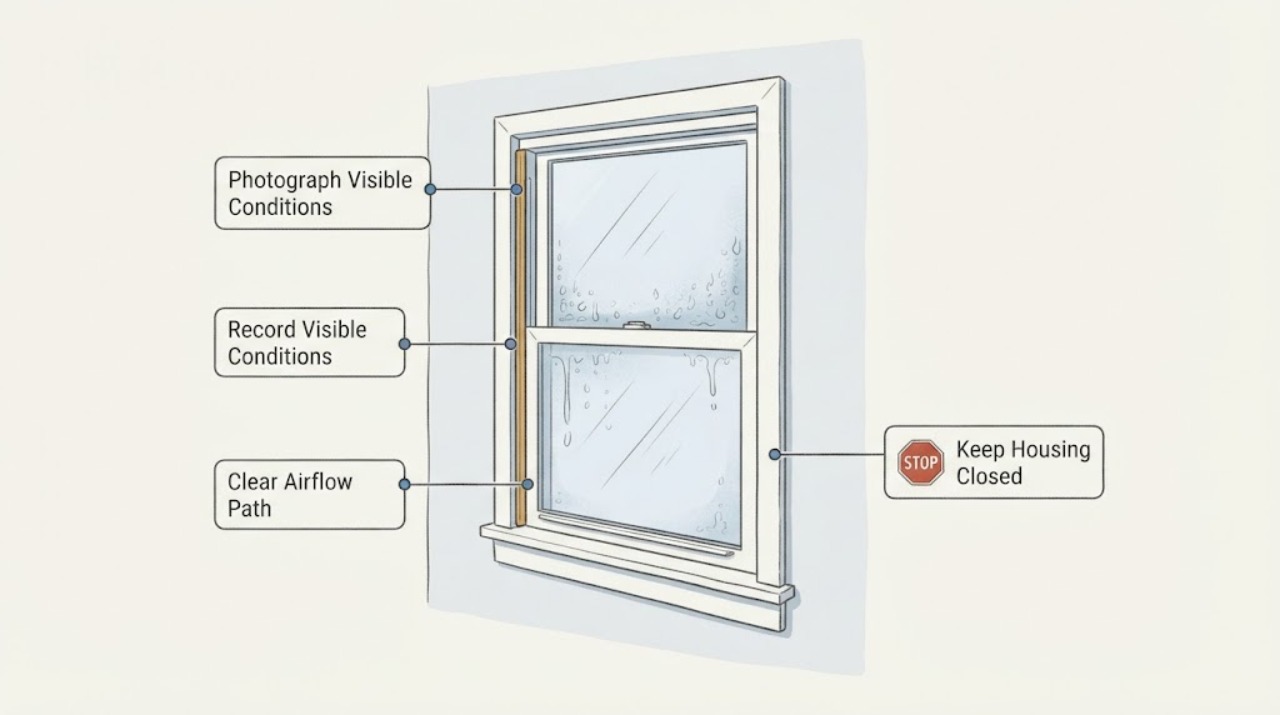 Window Condensation Repeated Moisture