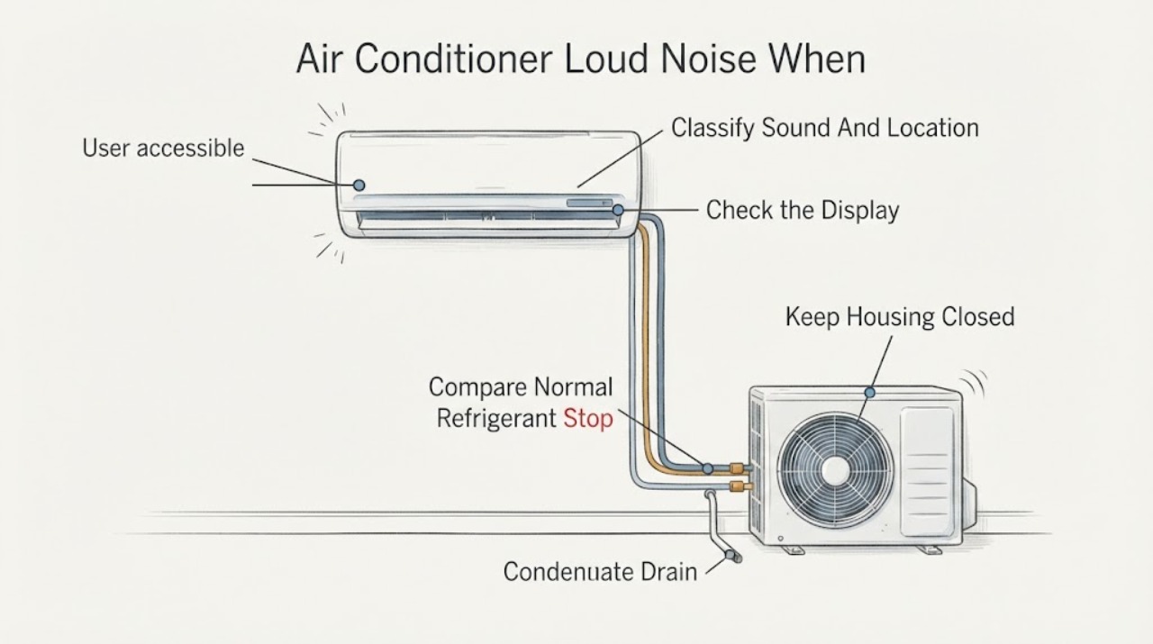 Air Conditioner Loud Noise When