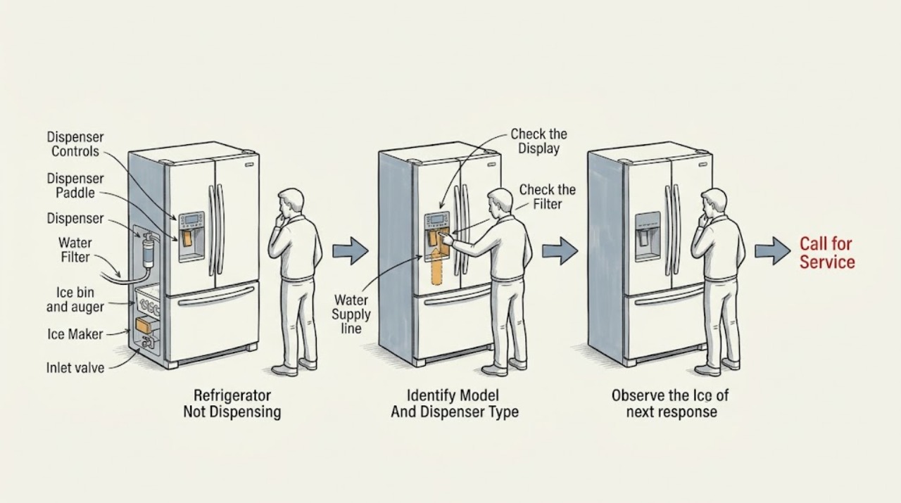 Refrigerator Not Dispensing