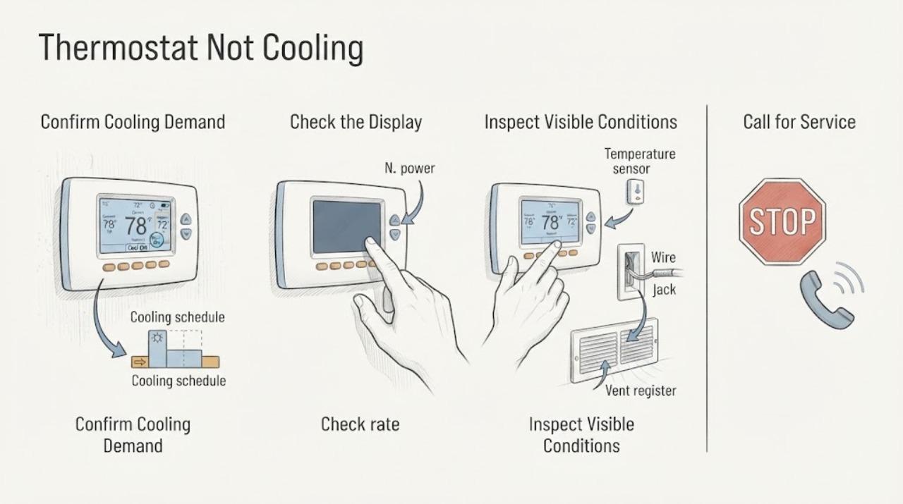 Thermostat Not Cooling