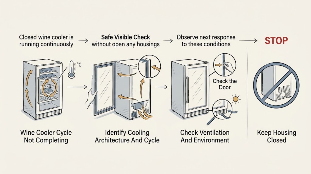 Wine Cooler Cycle Not Completing