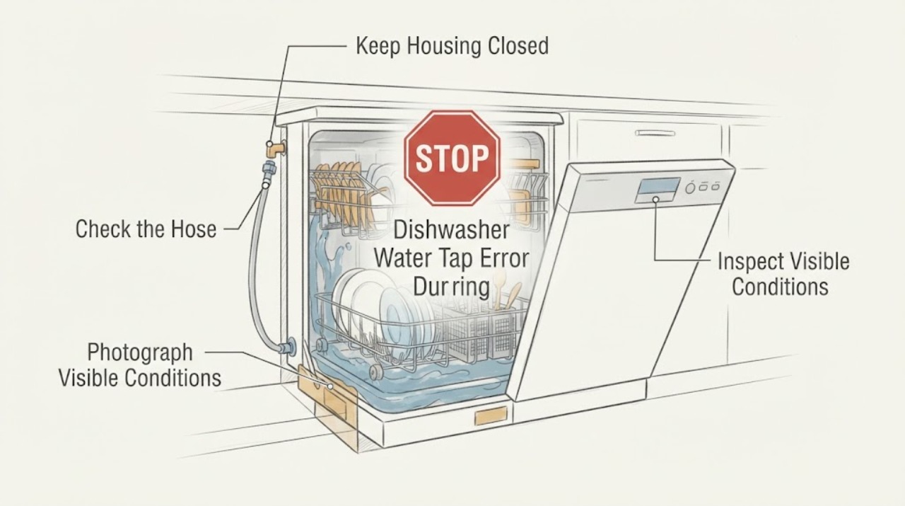 Dishwasher Water Tap Error During
