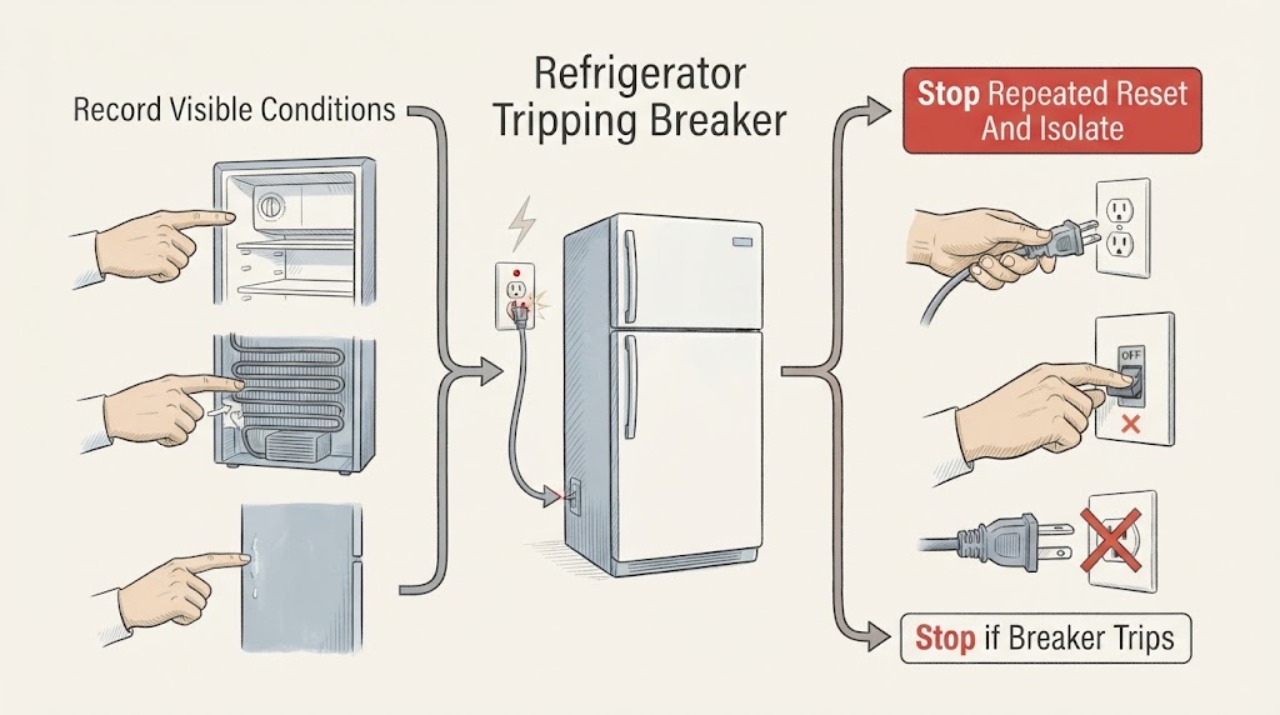 Refrigerator Tripping Breaker