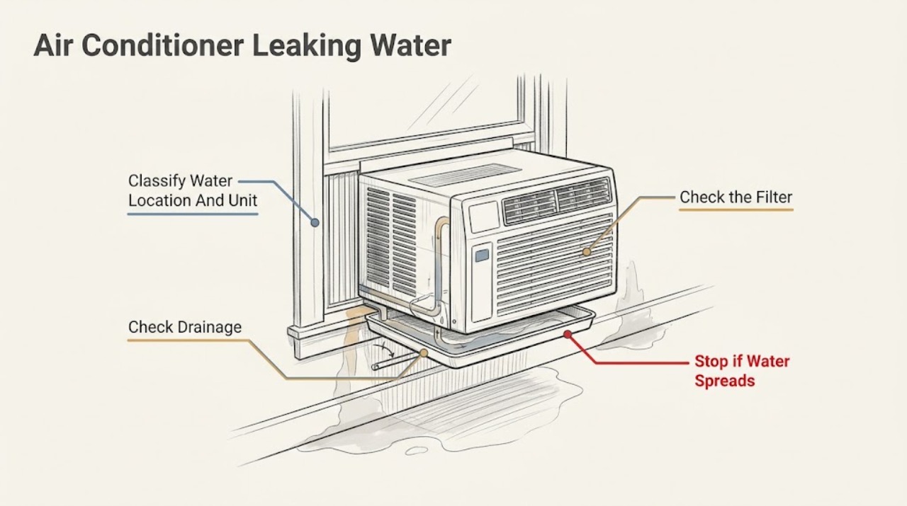 Air Conditioner Leaking Water
