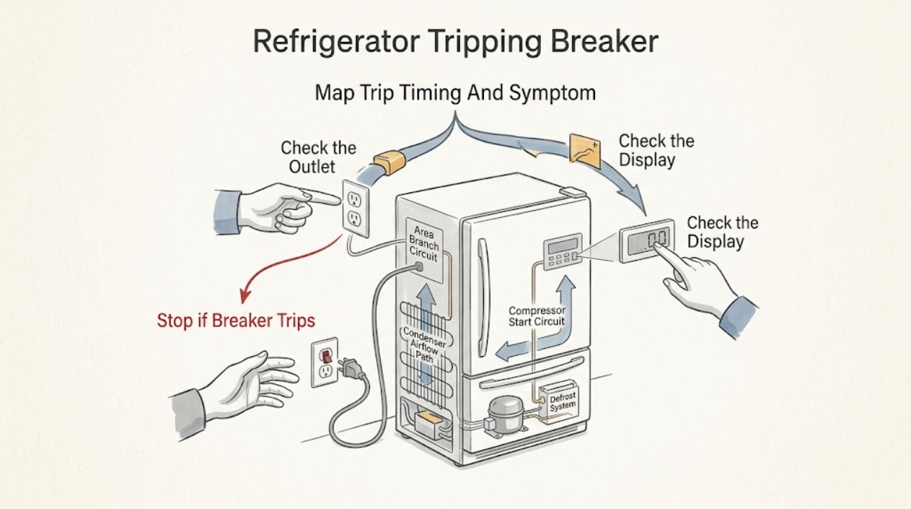 Refrigerator Tripping Breaker