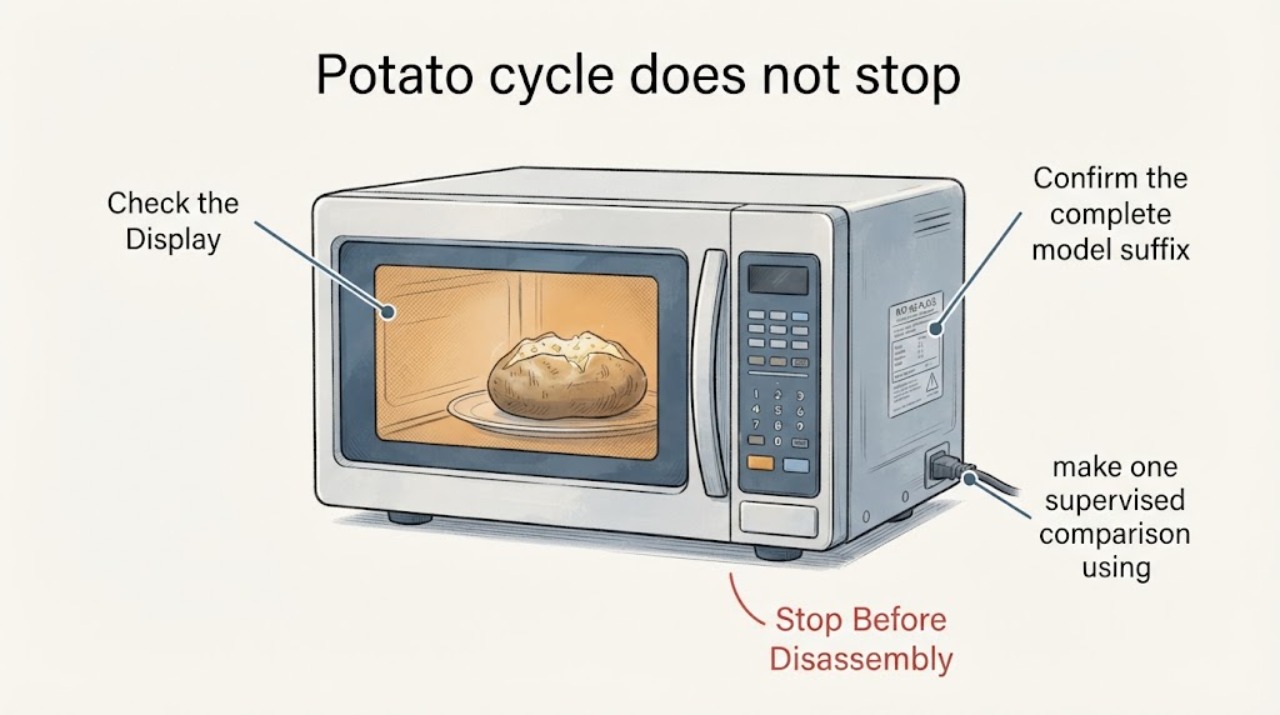 Potato cycle does not stop