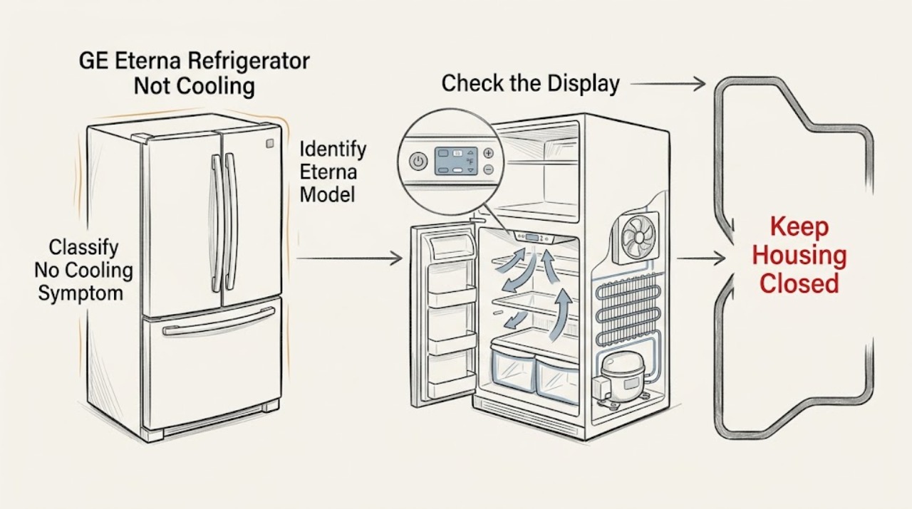 GE Eterna Refrigerator Not Cooling