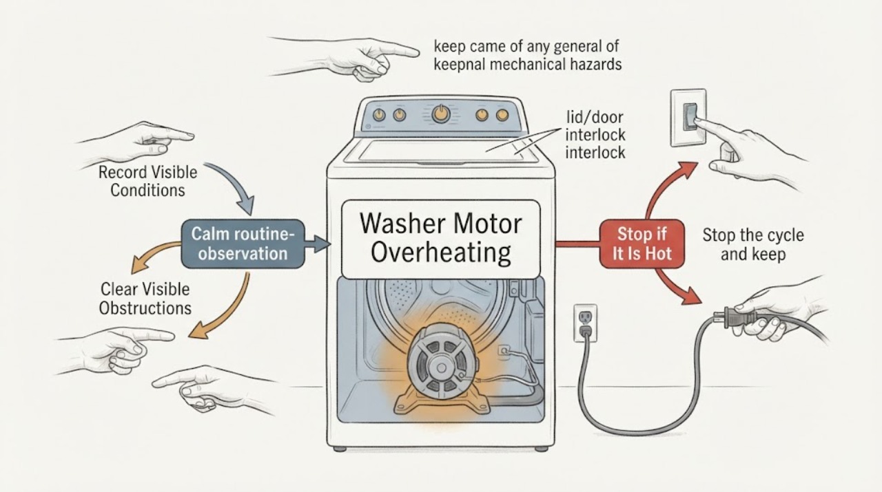 Washer Motor Overheating