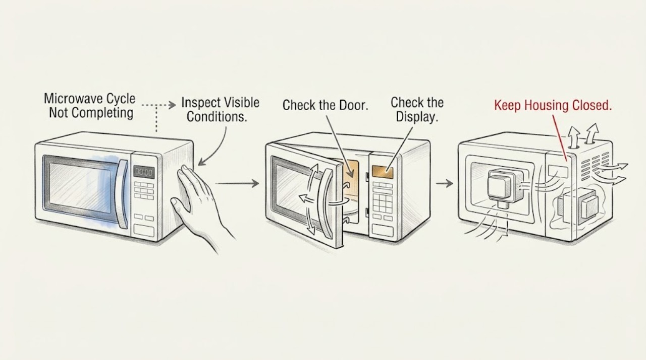 Microwave Cycle Not Completing