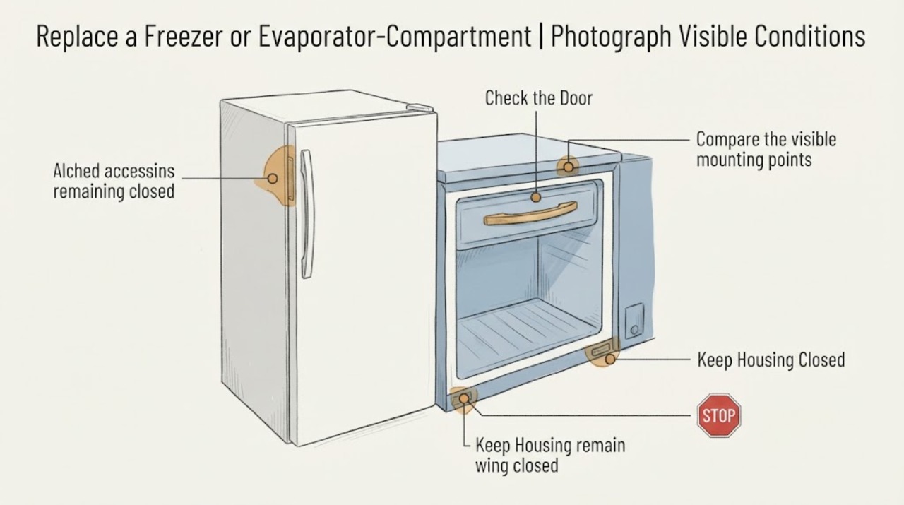 Replace a Freezer or Evaporator-Compartment