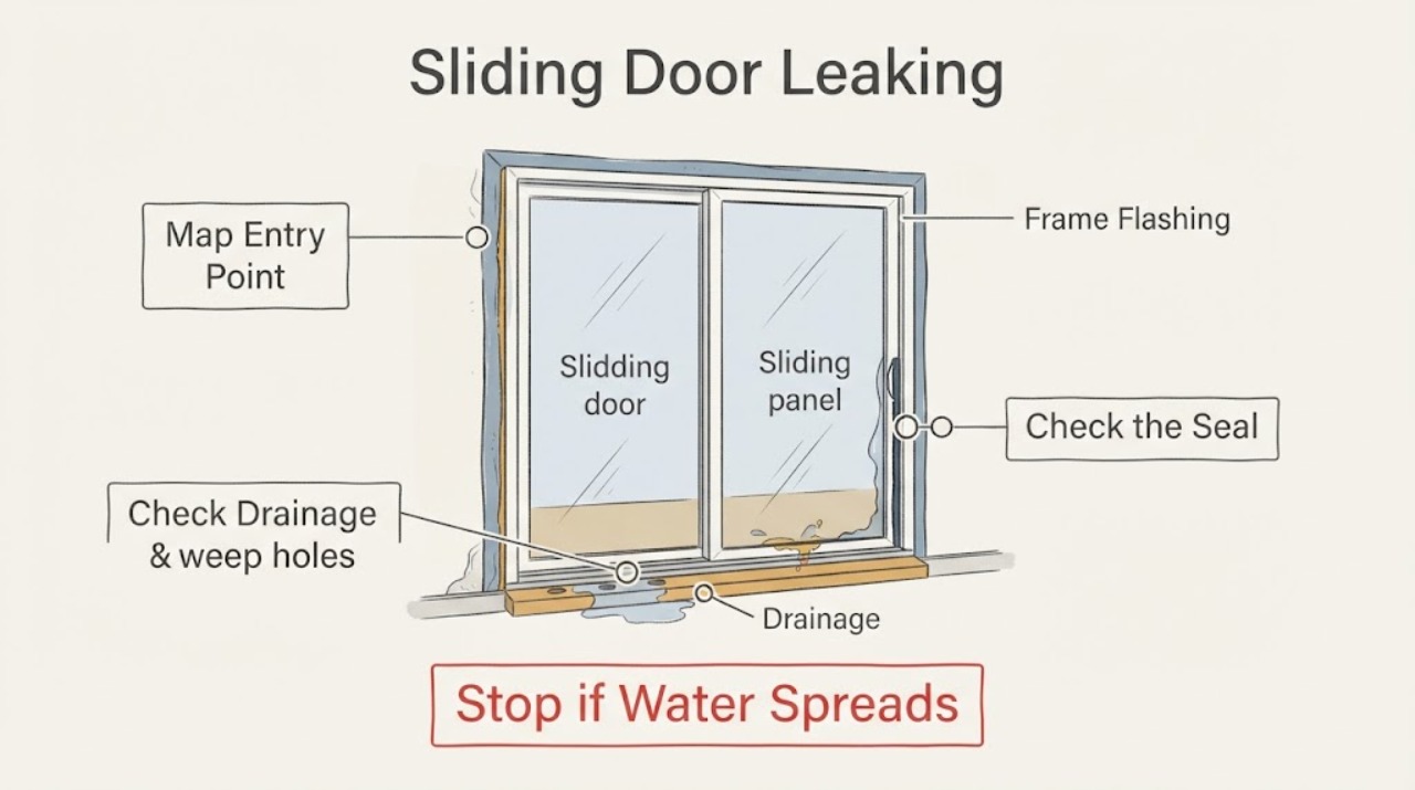 Sliding Door Leaking