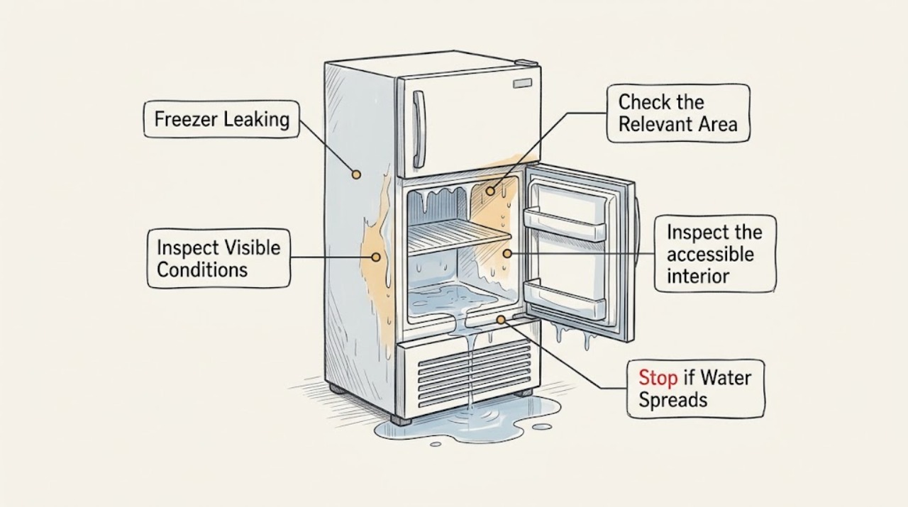Freezer Leaking