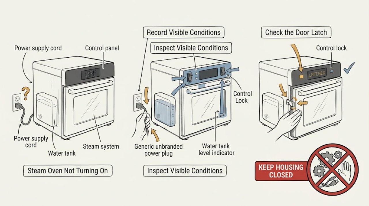 Steam Oven Not Turning On