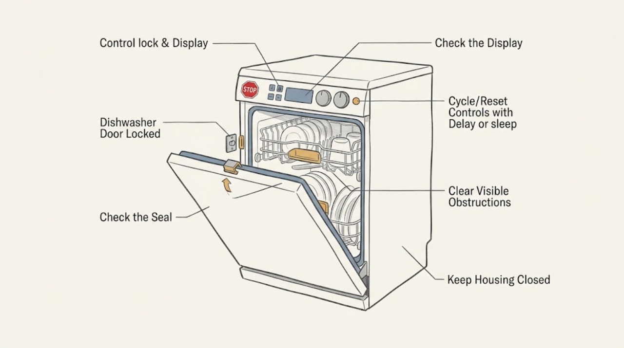 Dishwasher Door Locked