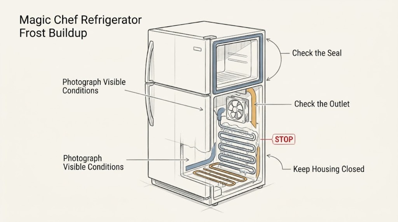 Magic Chef Refrigerator Frost Buildup