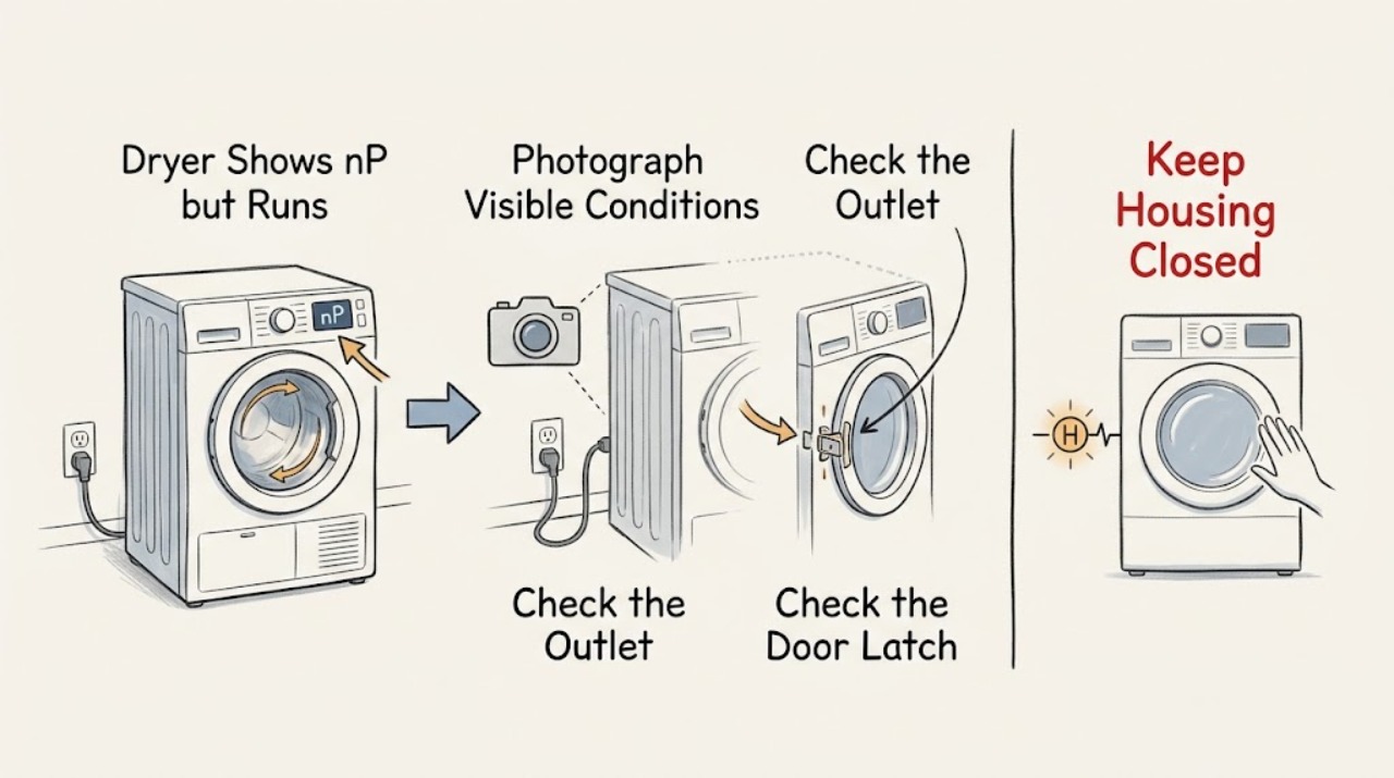 Dryer Shows nP but Runs
