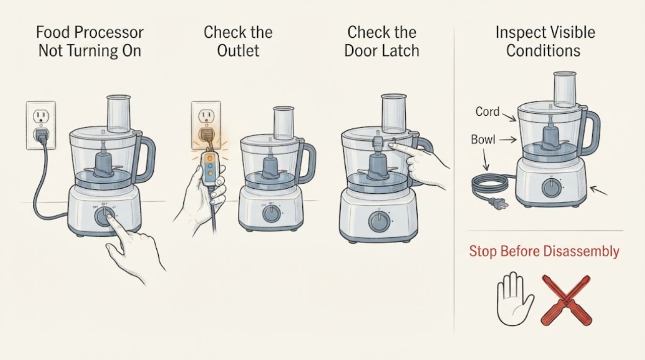 Food Processor Not Turning On