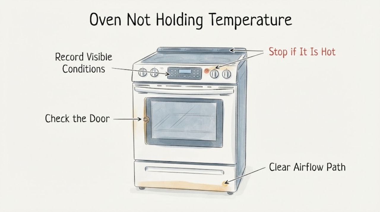 Oven Not Holding Temperature
