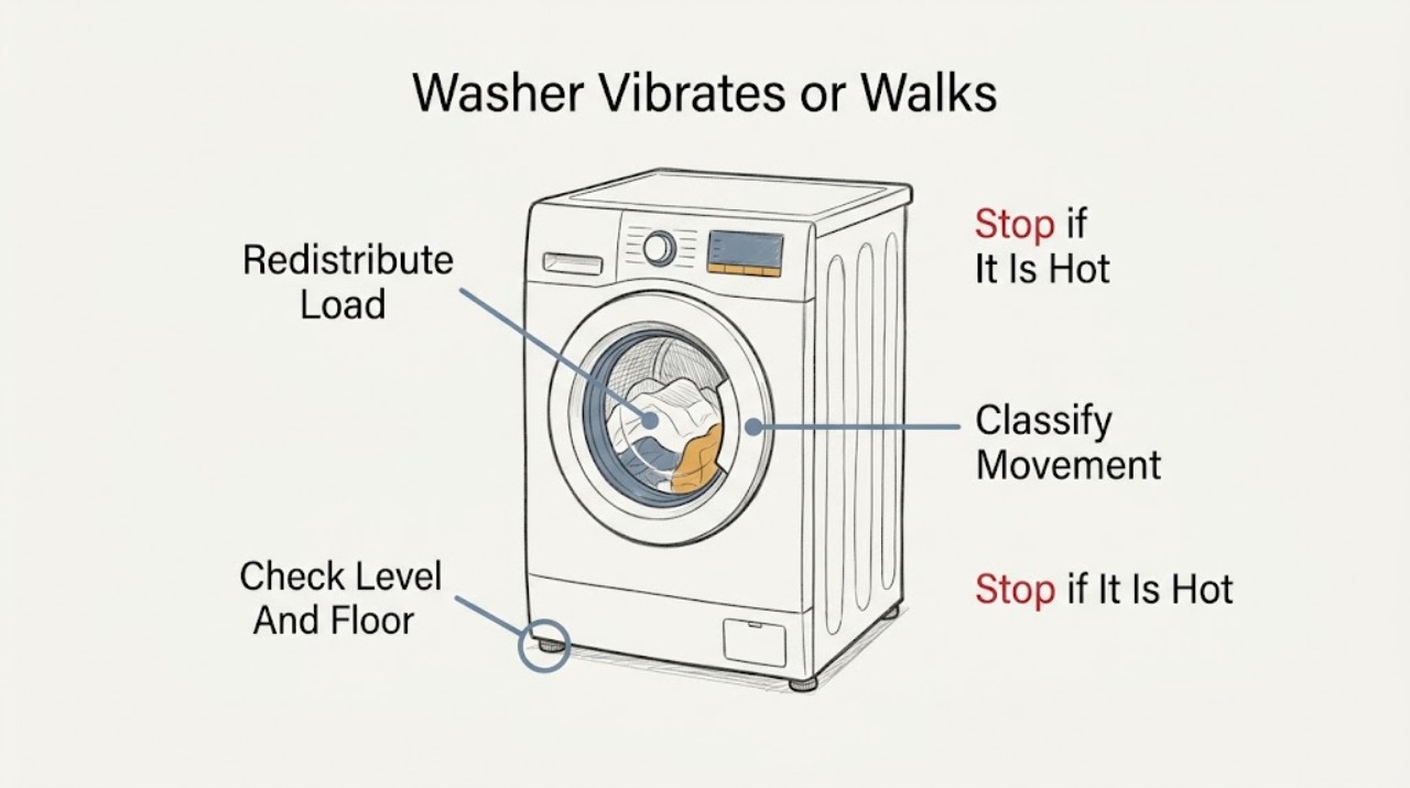 Washer Vibrates or Walks