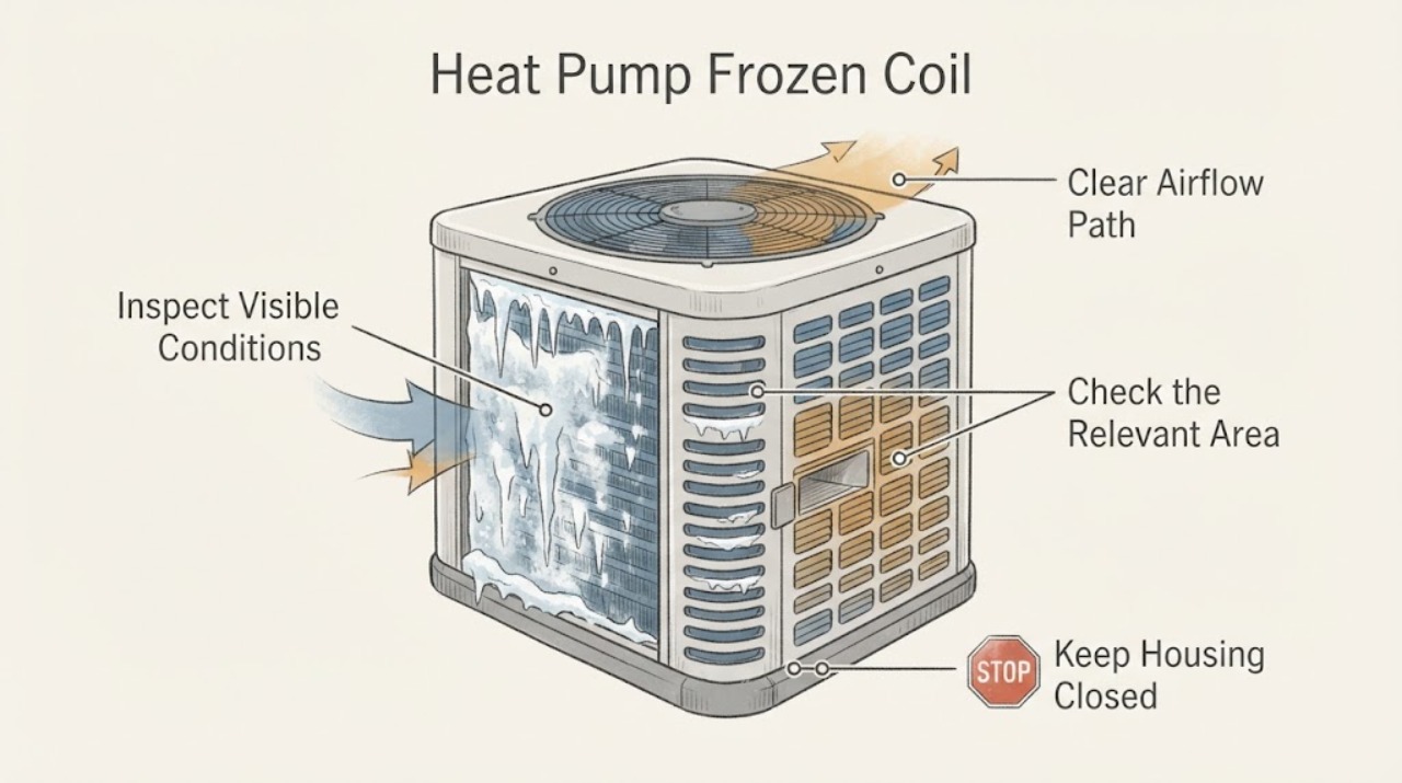 Heat Pump Frozen Coil