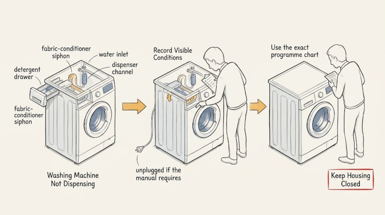 Washing Machine Not Dispensing