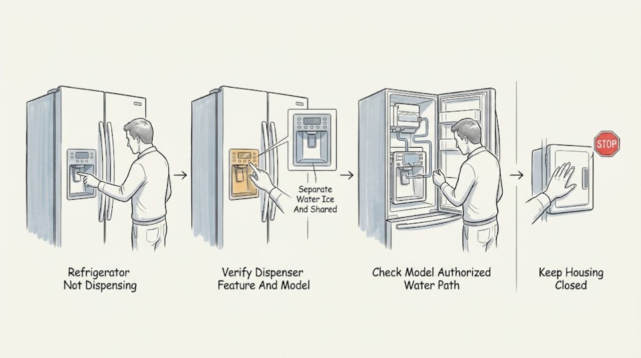 Refrigerator Not Dispensing