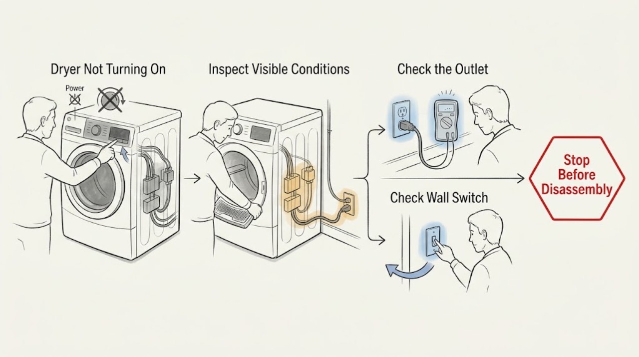 Dryer Not Turning On