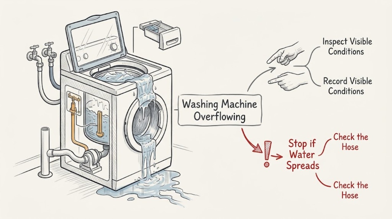 Washing Machine Overflowing