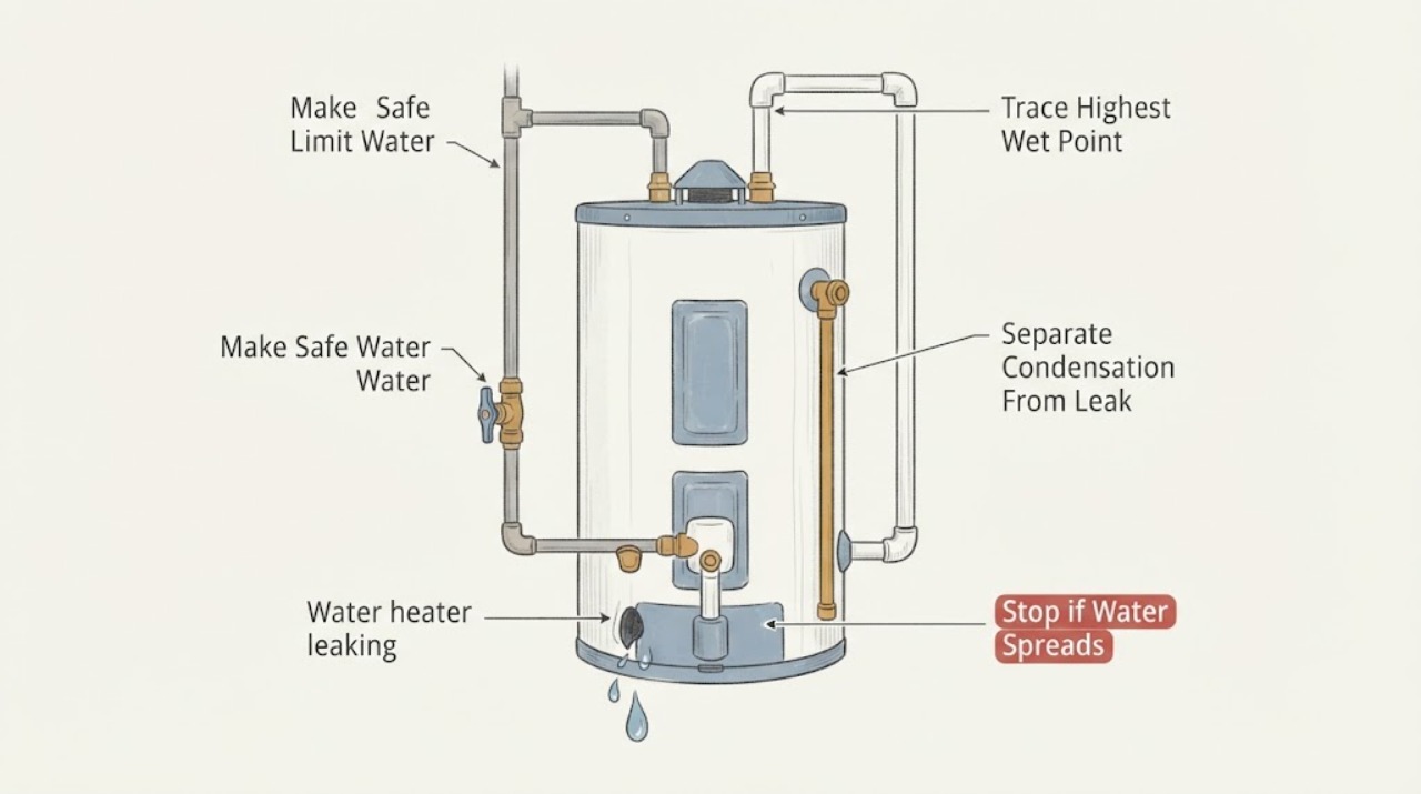 Water heater leaking