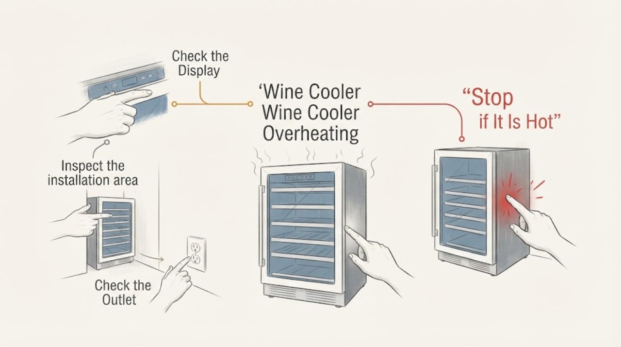 Wine Cooler Overheating