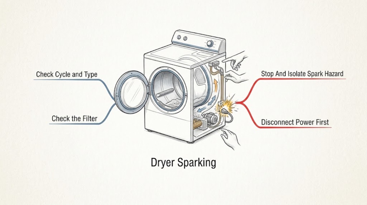 Dryer Sparking