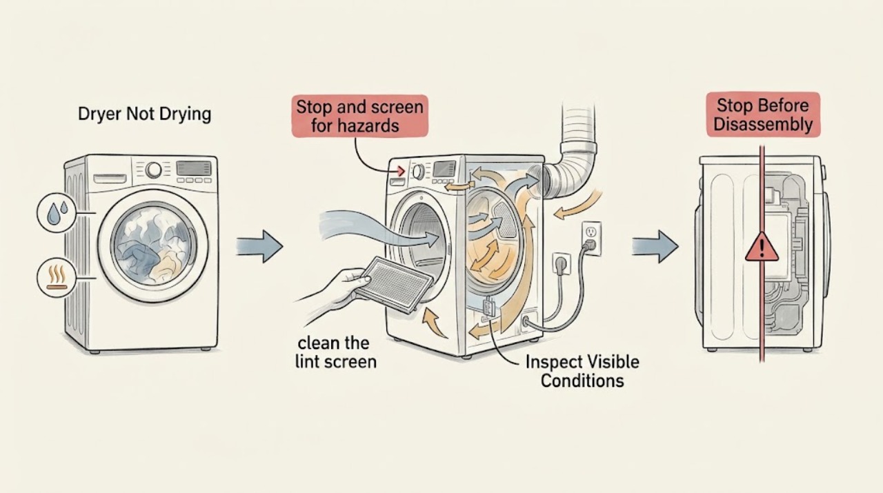 Dryer Not Drying