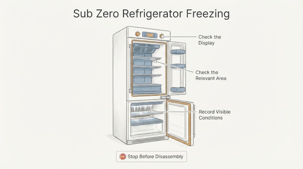 Sub Zero Refrigerator Freezing