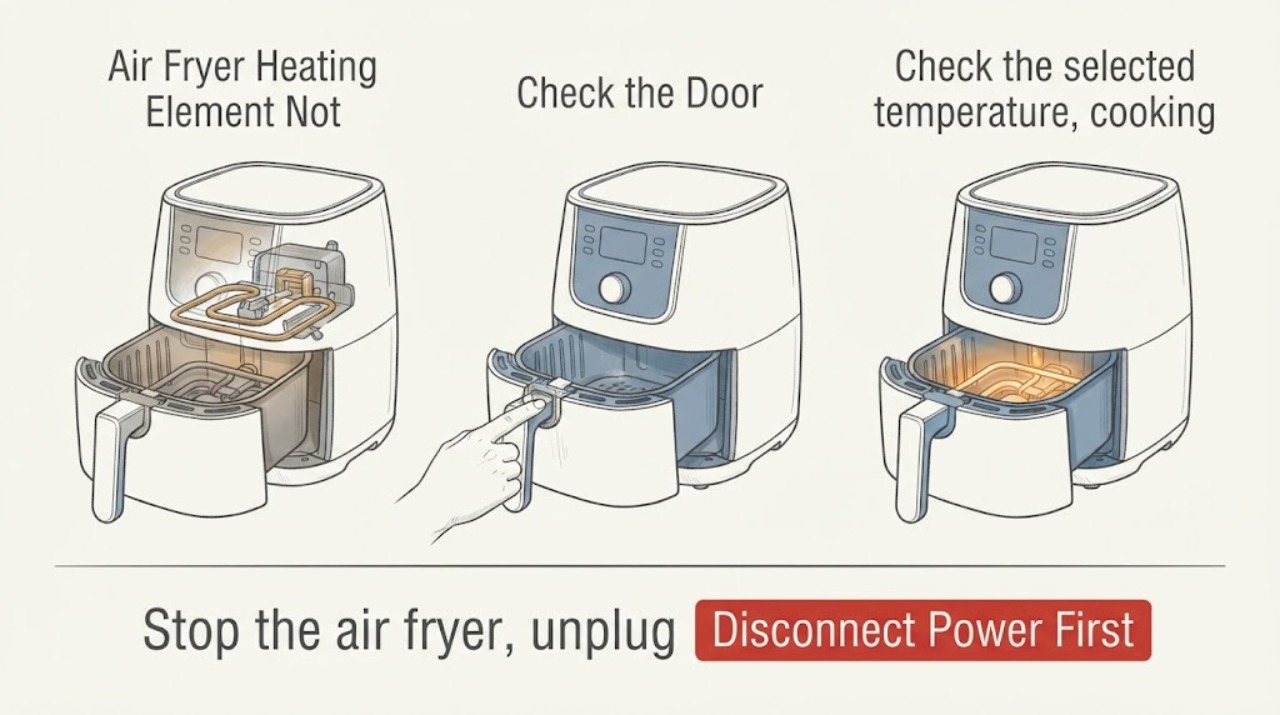 Air Fryer Heating Element Not